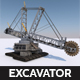 Mining Multi Bucket Wheel Excavator Heavy Machinery Equipment Industrial - 3DOcean Item for Sale